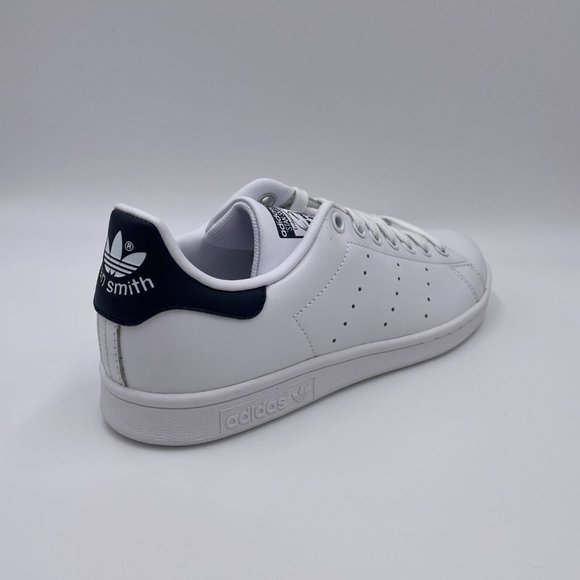 Adidas Stan Smith White / Navy Womens Shoes - Picture 7 of 8